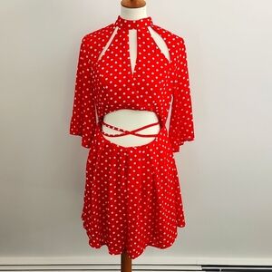 NWT Cut-Out Romper Dress